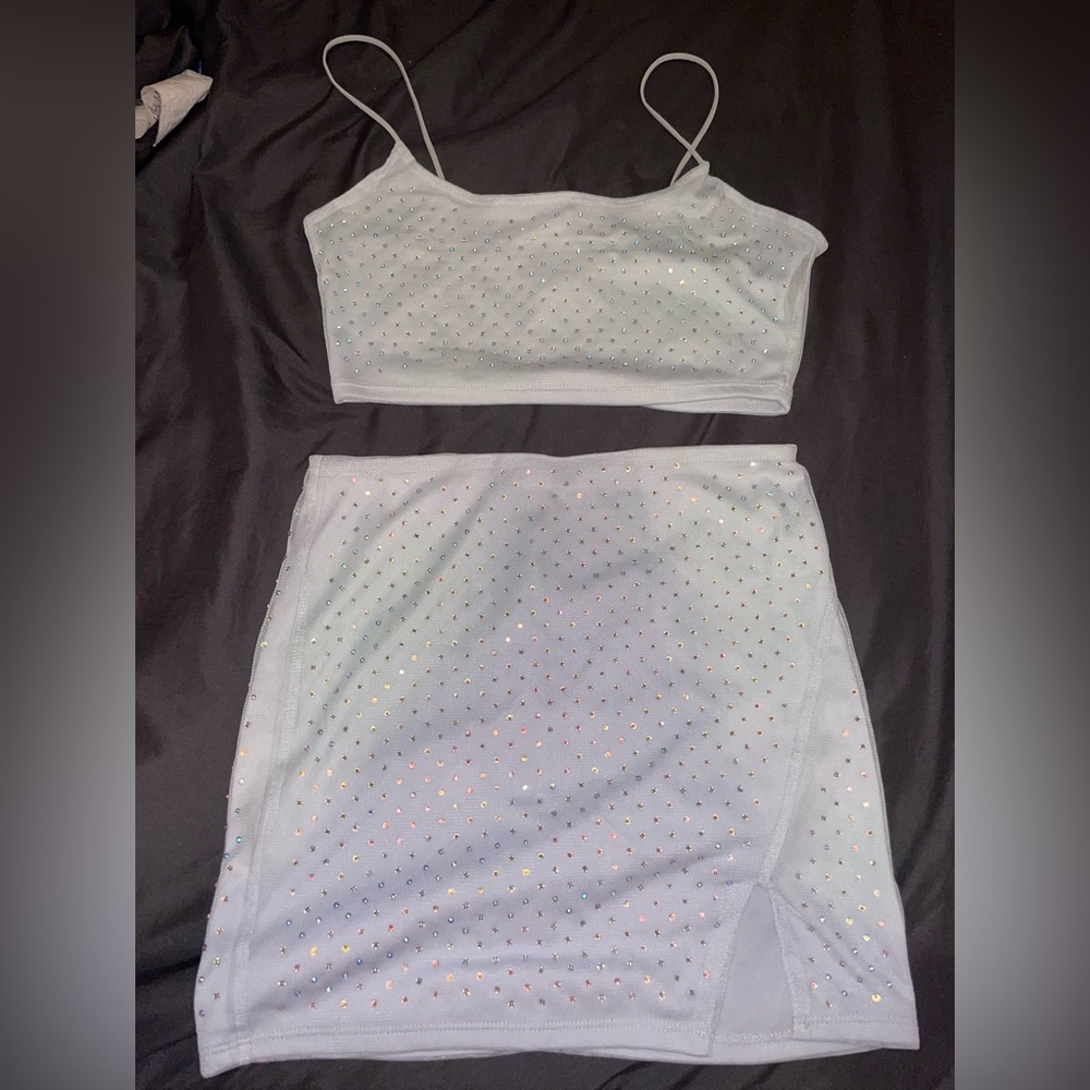 NWT Rhinestone 2 Piece Set